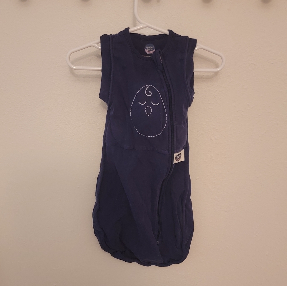 Nested Bean Zen One Swaddle in Deep Blue